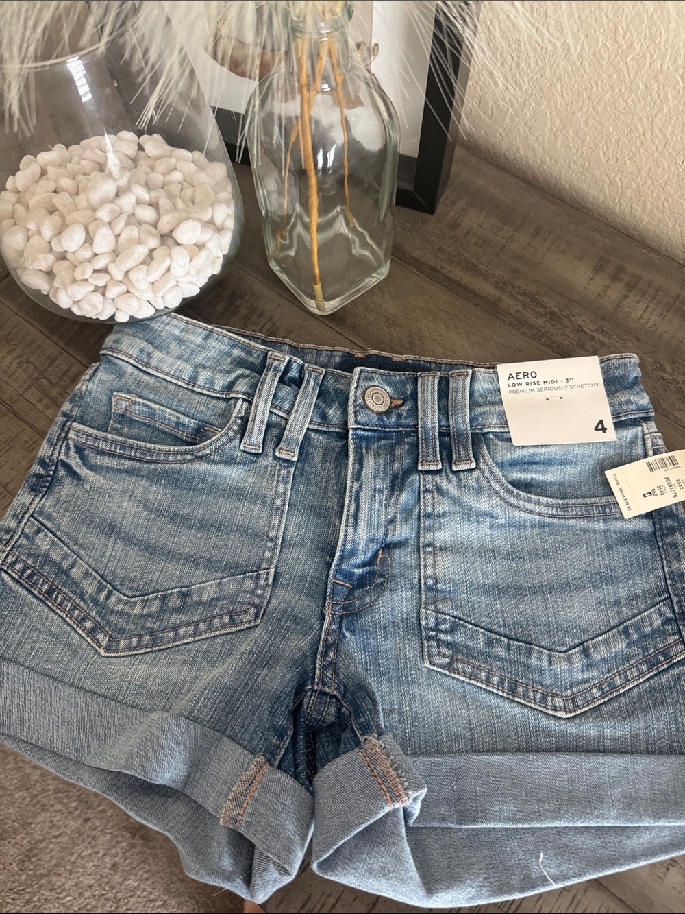 Aeropostale Light Blue Denim Jean Shorts